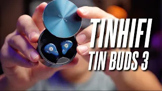 Great Sound IEM Style Bluetooth TWS! TinHIFI Tin Buds 3 Review!