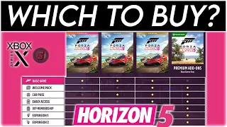 BEFORE YOU BUY Forza Horizon 5 PREMIUM-DELUXE-STANDARD Editions Comparison FH5 Car Pass + Expansions