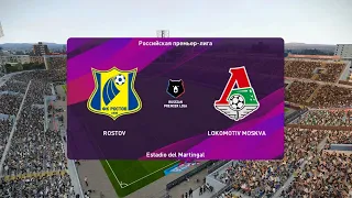 Rostov - Lokomotiv Moskva | PES 2020 Match Prediction