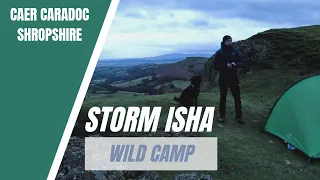 Wild Camp During STORM ISHA | Caer Caradoc, Shropshire