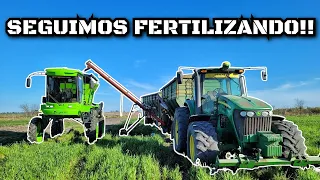 FERTILIZANDO los TRIGOS, se ROMPIO la JACTO Y me CORRIO la LLUVIA!! - Mauro Francou