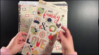 My Creative Scrapbook February Kit Unboxing