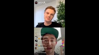 Greyson Chance Live on Instagram with GAY TIMES (3-27-2020)