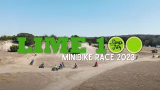 Racing The Lime 100 Minibike Race 2023