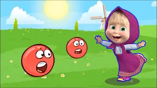 Red Ball 4 vs Masha and the Bear vs Big Bos