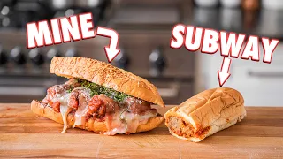 Making The Subway Meatball Sub At Home | But Better