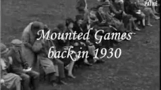 Mounted Games in the 1930's