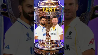 Virat Kohli vs David Warner in TEST cricket #shorts