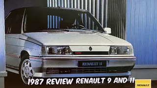 Renault 9 and Renault 11 model range 1987 review