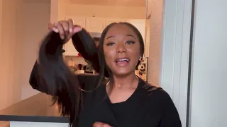 Another HONEST Hair Review ft 7Strands Straight Raw South East Asian Bundles in 28in
