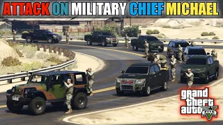 GTA 5 | Attack on Military Chief Michael | Security In Action | Game Loverz
