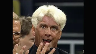 Ric Flair, Arn Anderson & Brian Pillman promo on Sting the night after Halloween Havoc 1995 (WCW)