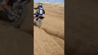 8 years old shifting gears #shorts #motocross #dirtbikes