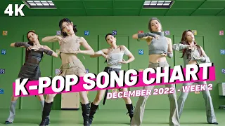 (TOP 100) K-POP SONG CHART | DECEMBER 2022 (WEEK 2)