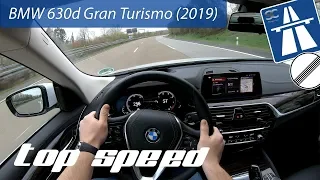 BMW 630d GT (2019) on German Autobahn - POV Top Speed Drive