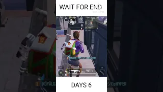 WAIT FOR END 💯🔥🥵| 6 TO 365 DAYS|#pubgmobile #bgmishorts #shorts #viral
