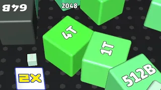 Cubes 2048.io Game  🎲 I was able to score 4 Trillion 🎲 CUBES SNAKE 2048.io Gameplay