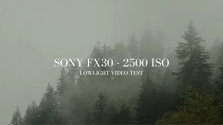 SONY FX30 - Low Light Test - 2500 ISO - Handheld Cinematic Video - 4K 60FPS 10BIT 4:2:2 S-LOG3