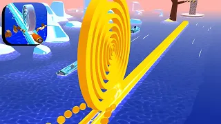 Spiral Roll - All Levels Gameplay Android,ios #88