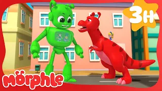 Morphle Dinoaurs vs Giant Robots 🦖🤖 | Cartoons for Kids | Mila and Morphle