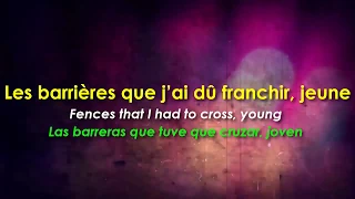 Jane Constance - À travers tes yeux (French song with English and Spanish subtitles)