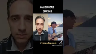 Analisi vocale di Ultimo | di Salvatore Cilia - Voce al Top