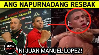 Ang Nabigong Resbak ni JUAN MANUEL LOPEZ! | NALASING sa Suntok