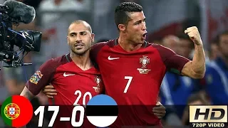 Portugal vs Estonia 17-0 - All Goals & Extended Highlights RÉSUMÉ & GOLES ( Last 4 Matches ) HD