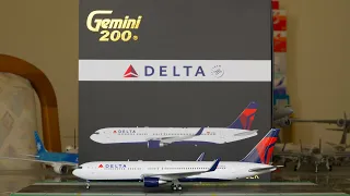 Gemini Jets 1:200 Delta 767-300ER Unboxing & Review [4K]