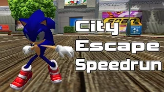 Sonic Adventure 2 - City Escape Speedrun