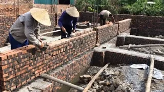 Projects To Build Foundations For Houses - Traditional Manual Building Foundation Technology