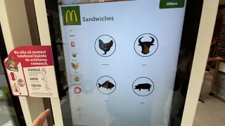 McDonalds Ordering and Inside - Sibiu Romania - ECTV