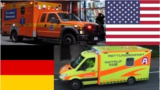 American Ambulances VS German Ambulances