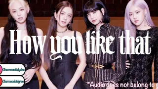 How You Like That By BlackPink || 1 hour loop || Cherrucookielyrics