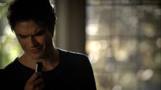 TVD 5x18 - Caroline tells Damon that Elena and Stefan are having visions of each other | Delena HD