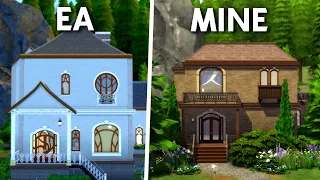 i tried renovating one of EA's ugliest homes in The Sims 4