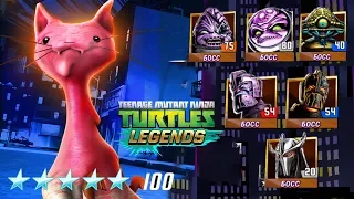 Teenage mutant Ninja turtles: Legends - STRONGEST PLATINUM CHARACTER vs BOSSES