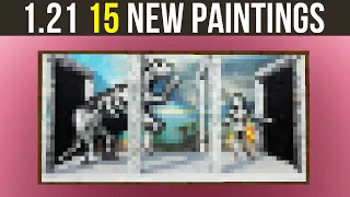 Minecraft 1.21 News | Fifteen New Paintings by Kristoffer Zetterstrand