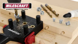 Milescraft 1333 DowelJigKit™ - Complete Dowel Jig Kit For Doweling Corner, Edge, and Surface Joints