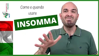 INSOMMA ..... INSOMMA!! | How and when to use "Insomma" in Italian (Subtitles available)