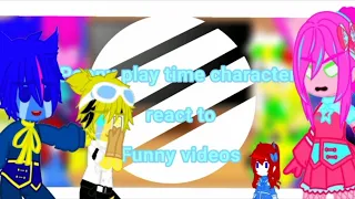 °🖥👀Poppy play time character react to Funny video👀🖥° {🖤poppy play time🖤}✨ //gacha club✨