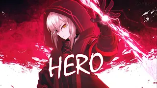 nightcore - Skillet - Hero - lyric