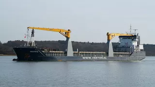 BEAUTRITON - General cargo vessel arriving at port of ipswich 30/1/18