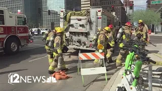 Crews extinguish fire in high-rise building in downtown Phoenix