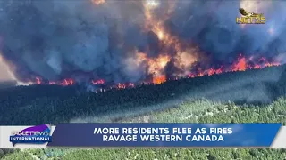 More residents flee as fires ravage Western Canada