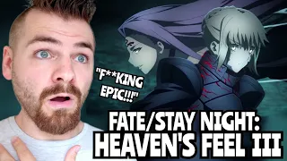 First Time Watching Fate/Stay Night | Heaven's Feel III Spring Song | ANIME REACTION!