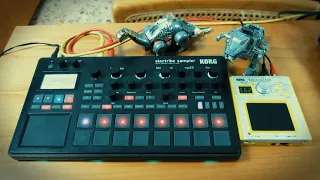 BASS BASED BEATS JAM with KORG ELECTRIBE 2S / HACKTRIBE and KORG KAOSSILATOR MK1