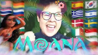 *REMASTERED*  1 DISNEY Song 24 LANGUAGES | Moana - How Far I'll Go | Cody Ruf