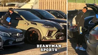 Manchester United Squad Arrive At Airport In Their Insane Car Collection For Flight To Villarreal