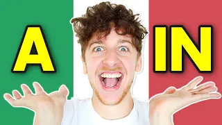 Le Preposizioni Italiane Di Luogo A e IN (Sub ITA) | Imparare l’Italiano